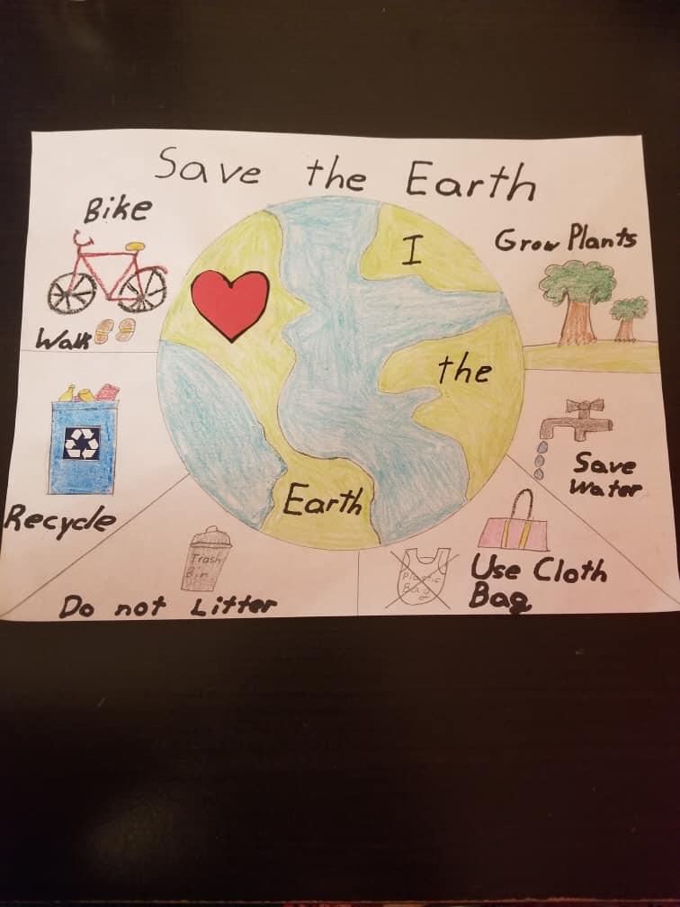 save the earth poster