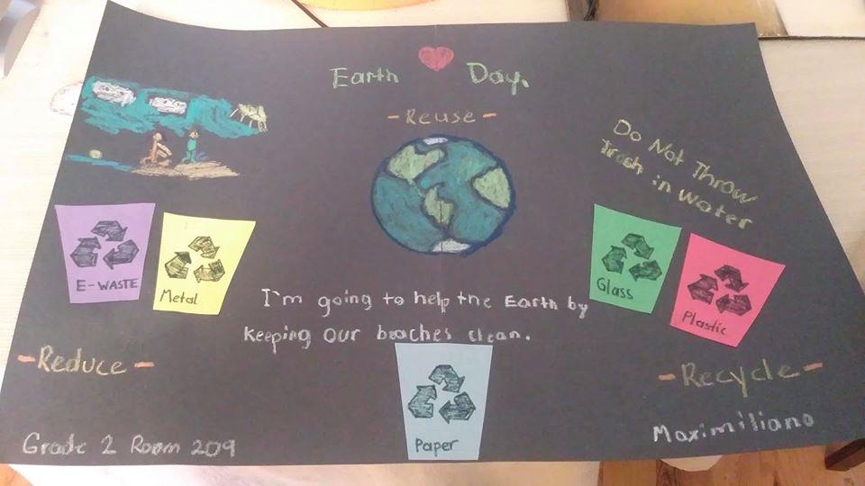 earth day recycle poster