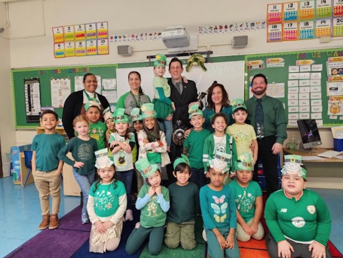 Celebrating Saint Patrick's Day at the Jefferson School